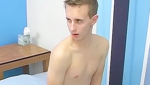 Naughty Skinny Twink Jerks Off And